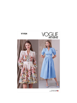 Vogue Misses' Dress Sewing Pattern, V1934, White