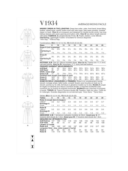 Vogue Misses' Dress Sewing Pattern, V1934 - view 2, White
