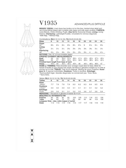 Vogue Misses' Bias Cut Bodice Dress Sewing Pattern, V1935 - view 2, White