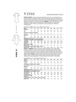 Vogue Misses' Vintage Loose Fitting Dress Sewing Pattern, V1948 - view 2, White