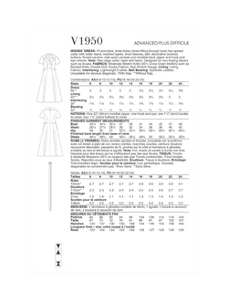 Vogue Misses' Fit and Flare Lined Dress Sewing Pattern, V1950 - view 2, White