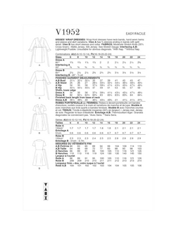 Vogue Misses' Wrap Front Dress Sewing Pattern, V1952 - view 2, White