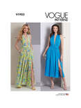 Vogue Misses' Fitted, Lined Dress Sewing Pattern, V1953