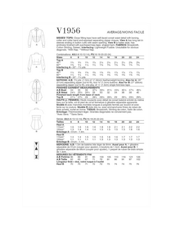 Vogue Misses' Close Fitting Tops Sewing Pattern, V1956 - view 2, White