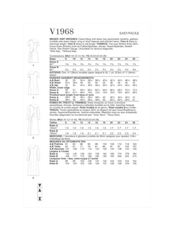 Vogue Misses' Close Fitting Knit Dress Sewing Pattern, V1968 - view 2, White