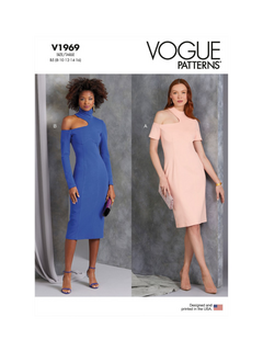 Vogue Misses' Close Fitting Dress Sewing Pattern, V1969, B5