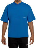 Ony Logo Boxy Fit T-Shirt, Blue