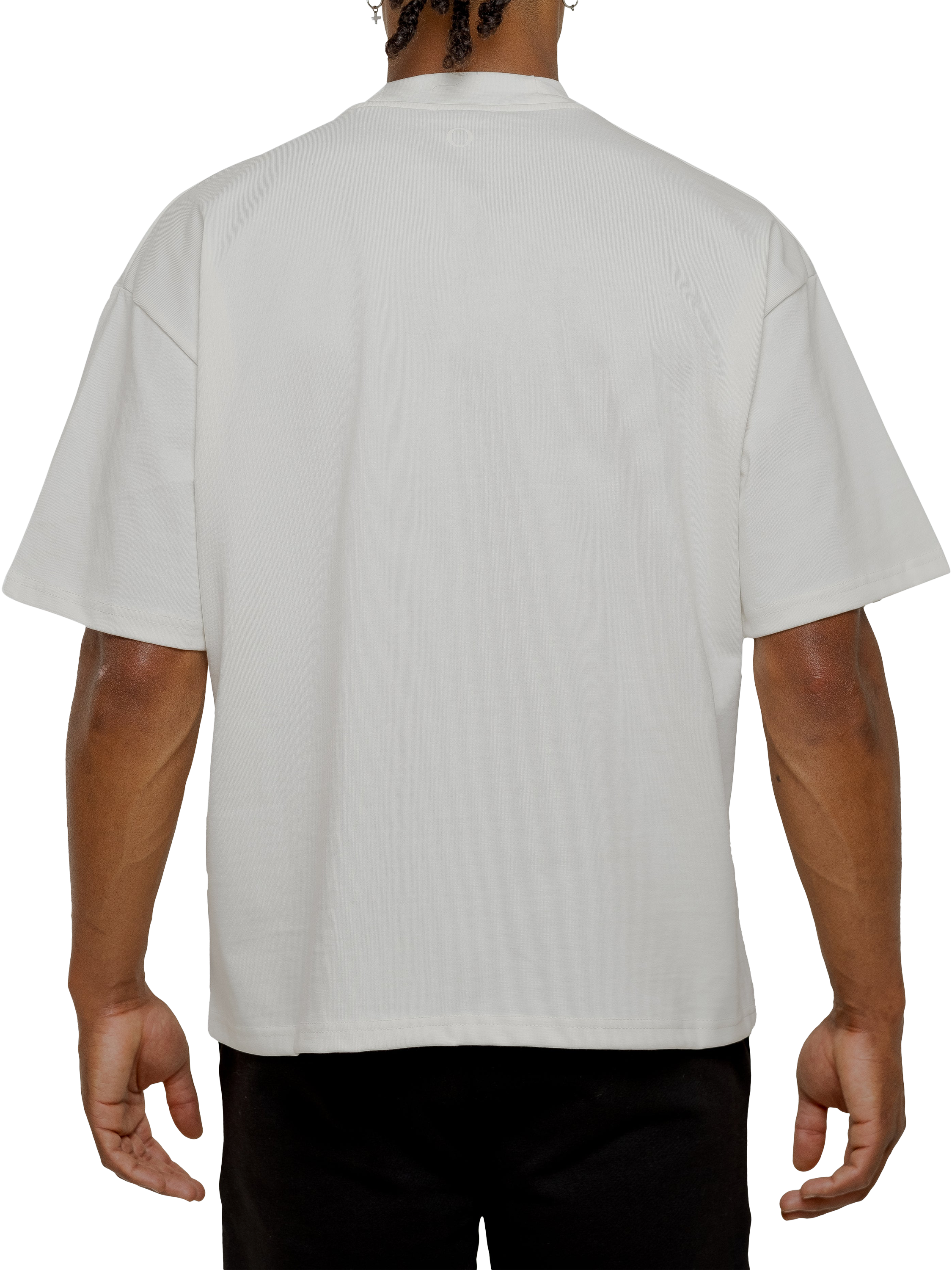 Product image 4 of 5, which shows Ony Logo Boxy Fit T-Shirt, Off White, XS