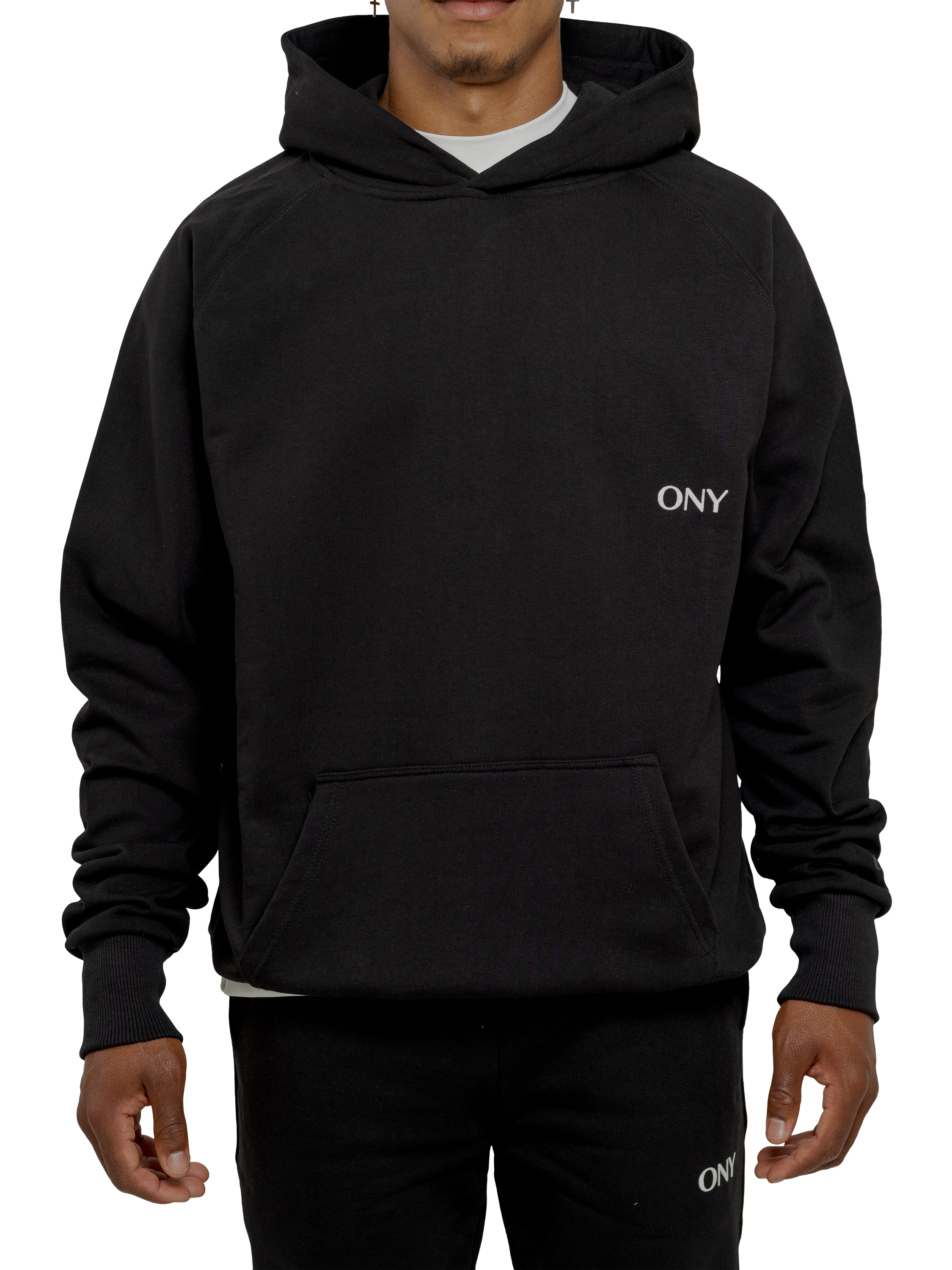 Product image 1 of 4, which shows Ony Oversized Hoodie, Black, XS