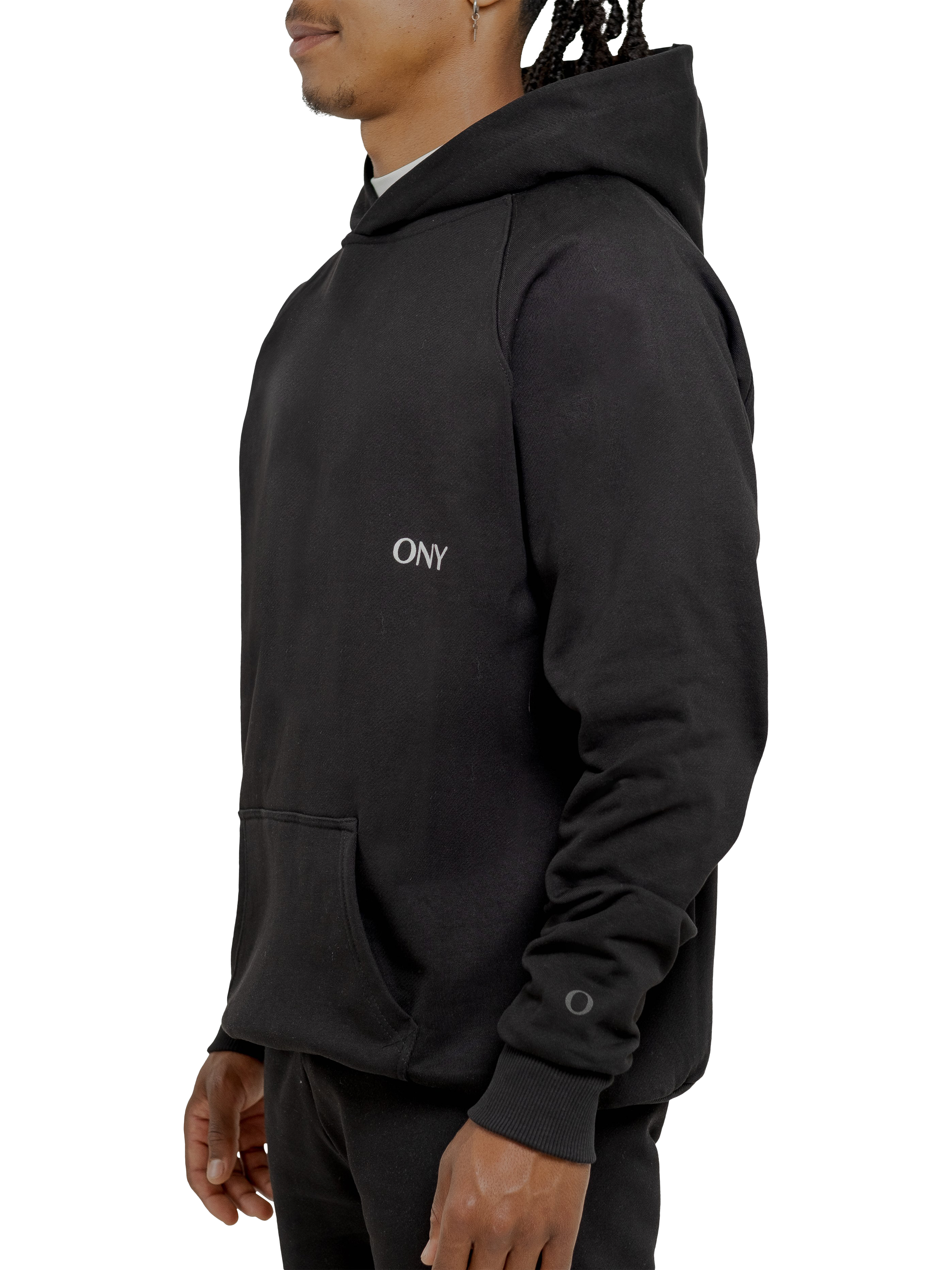 Product image 2 of 4, which shows Ony Oversized Hoodie, Black, XS