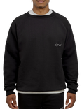 Ony Logo Oversized Sweatshirt, Black