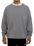 Ony Logo Oversized Sweatshirt, Grey