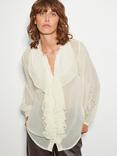 Monsoon Saskia Stud Ruffle Blouse