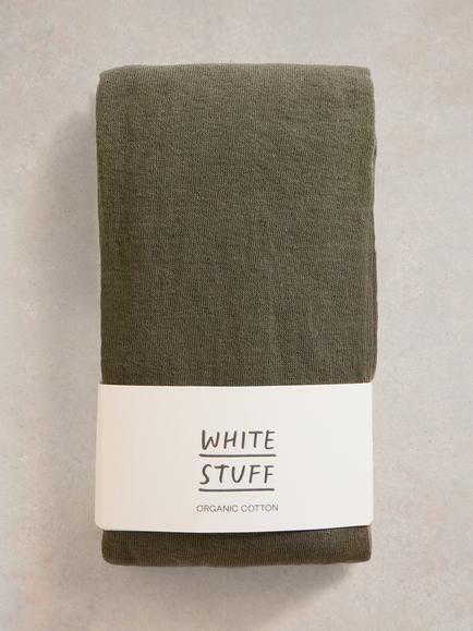 White Stuff Patty Plain Tights, Khaki