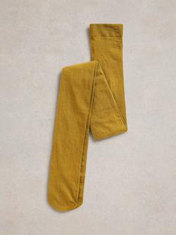 White Stuff Patty Plain Tights - view 2, Chartreuse