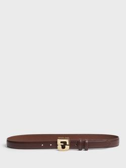Gerard Darel Le Lauren Leather Belt, Coffee