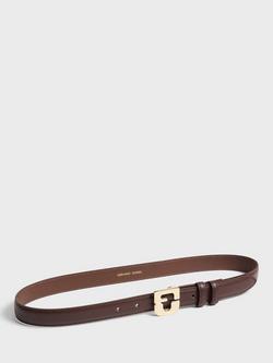 Gerard Darel Le Lauren Leather Belt - view 2, Coffee