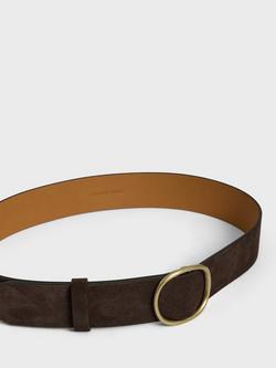 Gerard Darel Paloma Leather Belt - view 2, Coffee