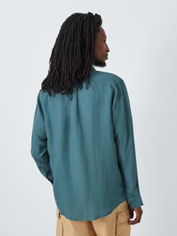 John Lewis Regular Fit Linen Shirt - view 2, Stargazer