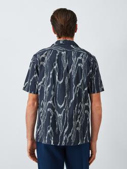 John Lewis Mosaic Trail Short Sleeve Shirt, Sky Captain - view 2, Sky Captain