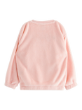 Lindex Kids' Sequin Unicorn Jumper, Light Dusty Pink