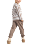 Lindex Kids' Soft Joggers, Beige