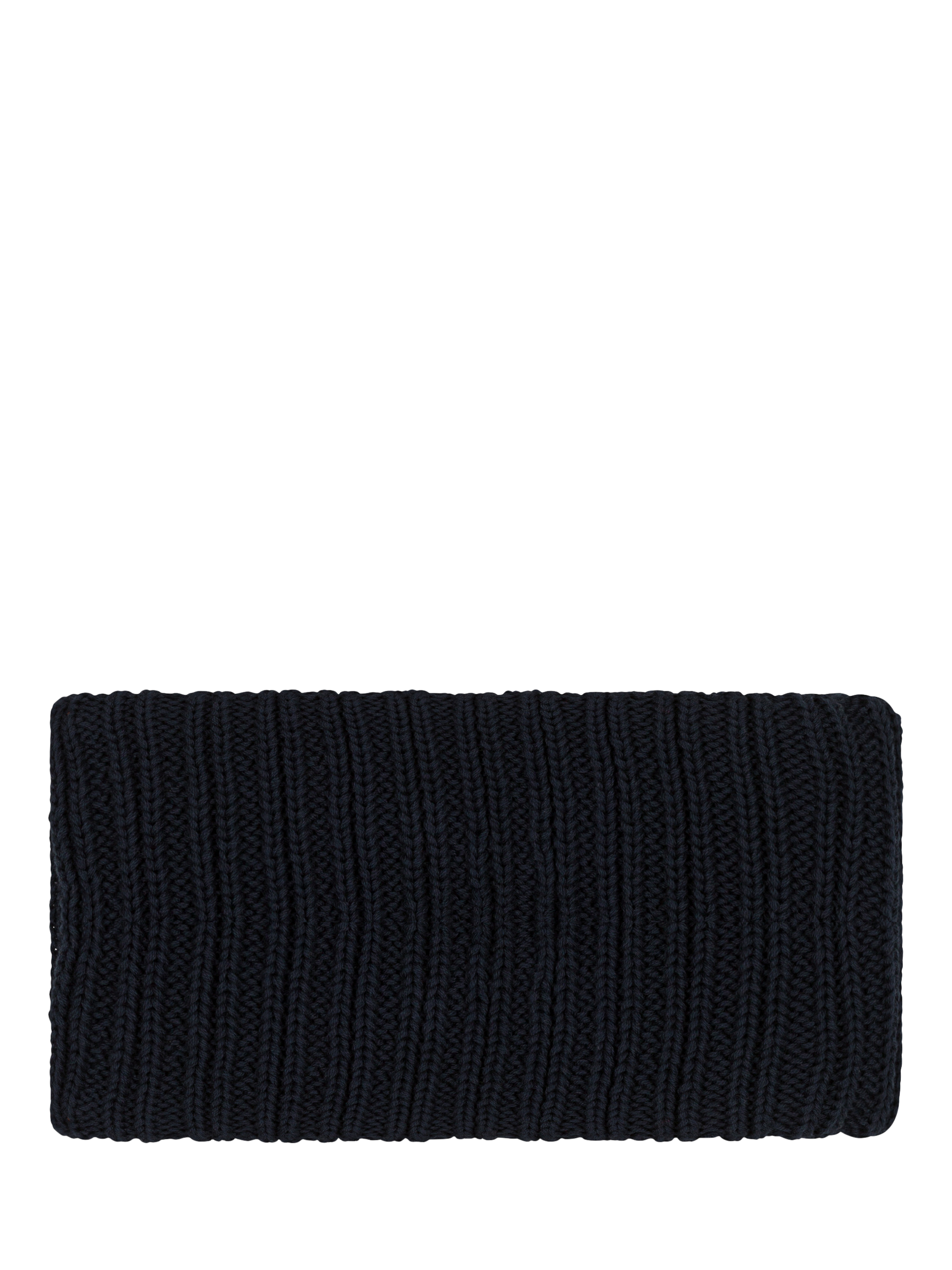Product image 2 of 3, which shows Petit Bateau Baby Microfleece Lined Knitted Snood, Smoking, One Size