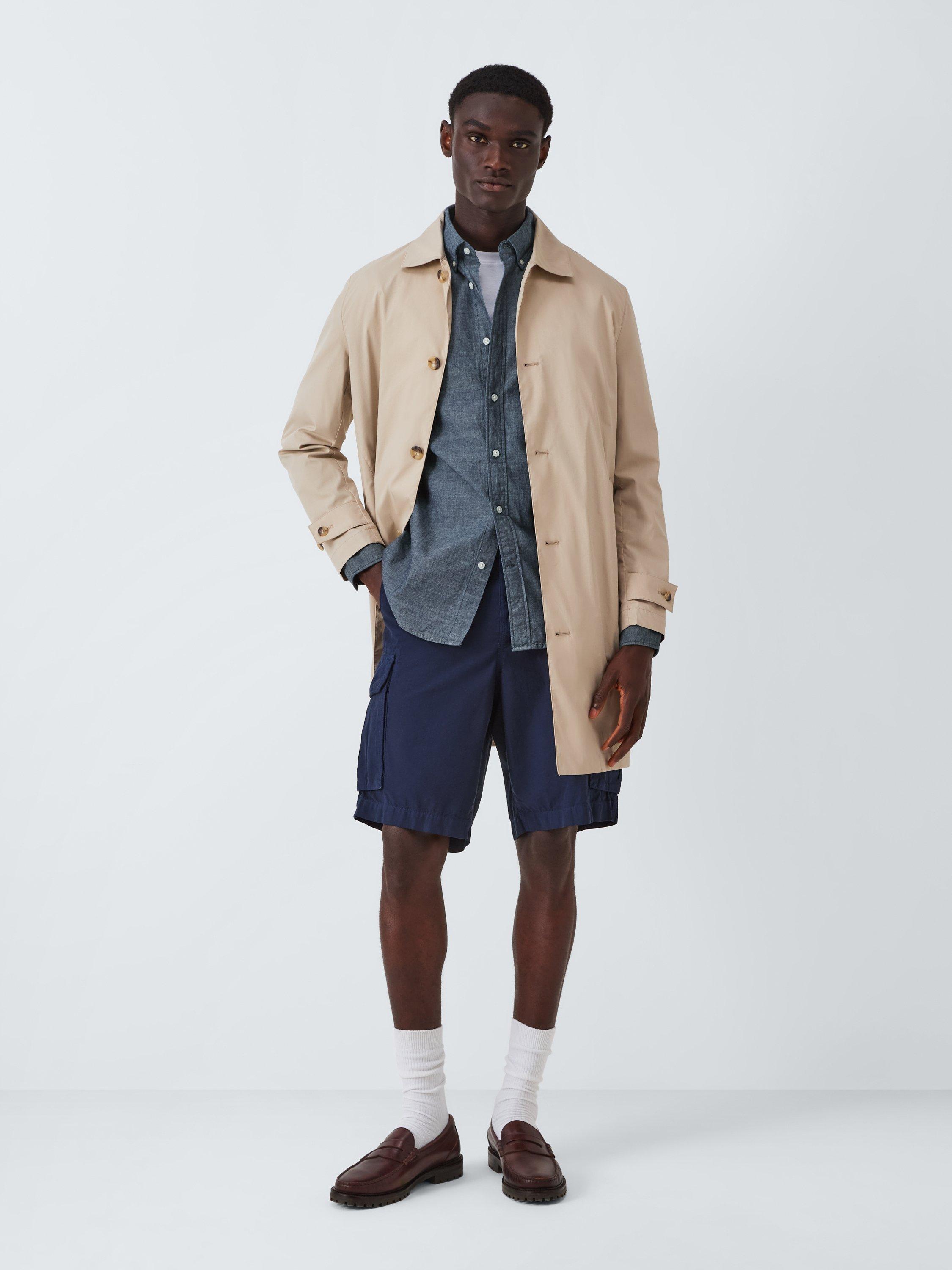 Product image 3 of 6, which shows John Lewis Slim Fit Chambray Shirt, Chambray, S