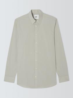 Kin Cotton Poplin Stretch Slim Fit Shirt, Green