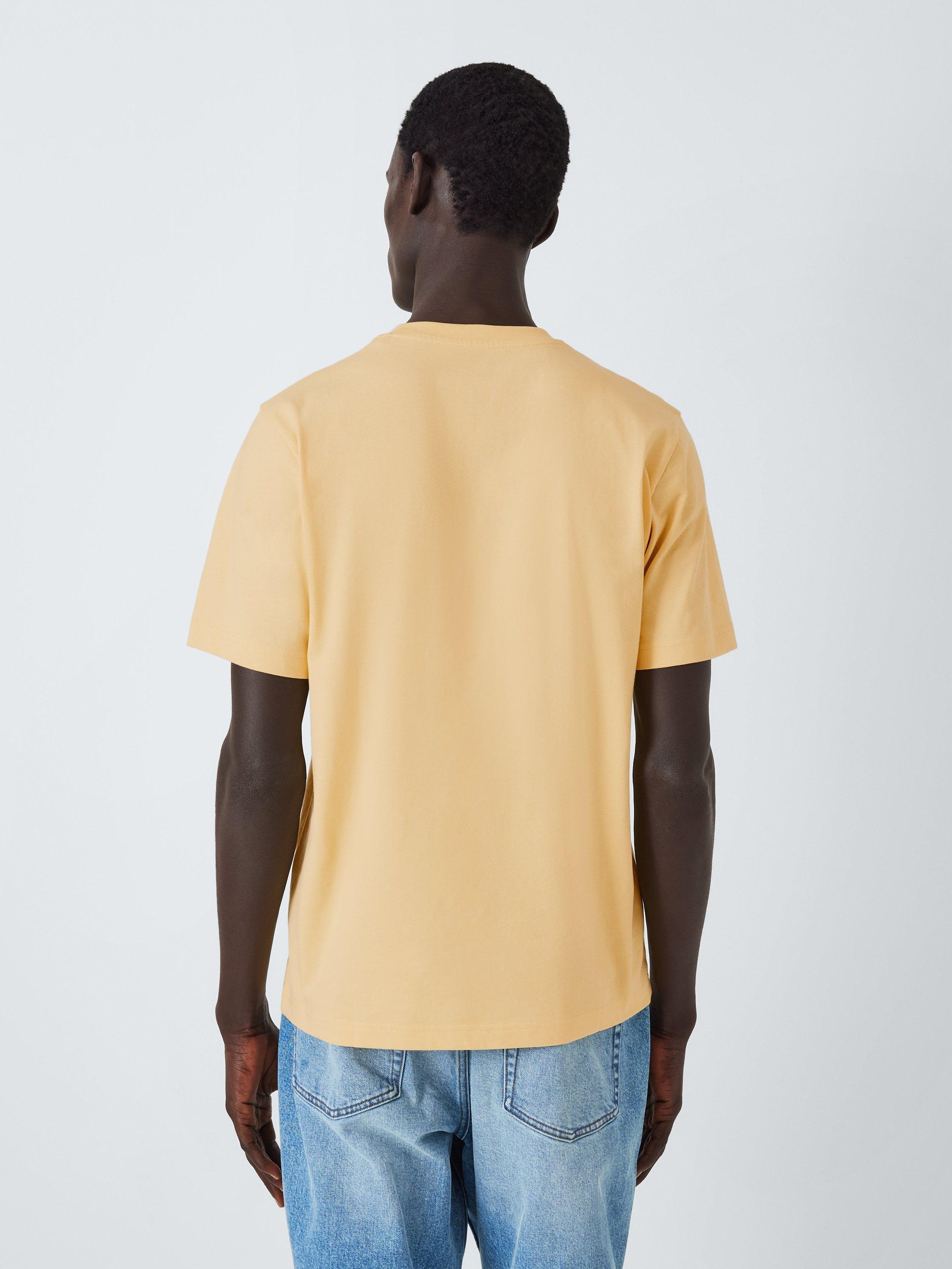 Product image 2 of 6, which shows John Lewis ANYDAY Short Sleeve Crew Neck Cotton T-Shirt, Parsnip, S