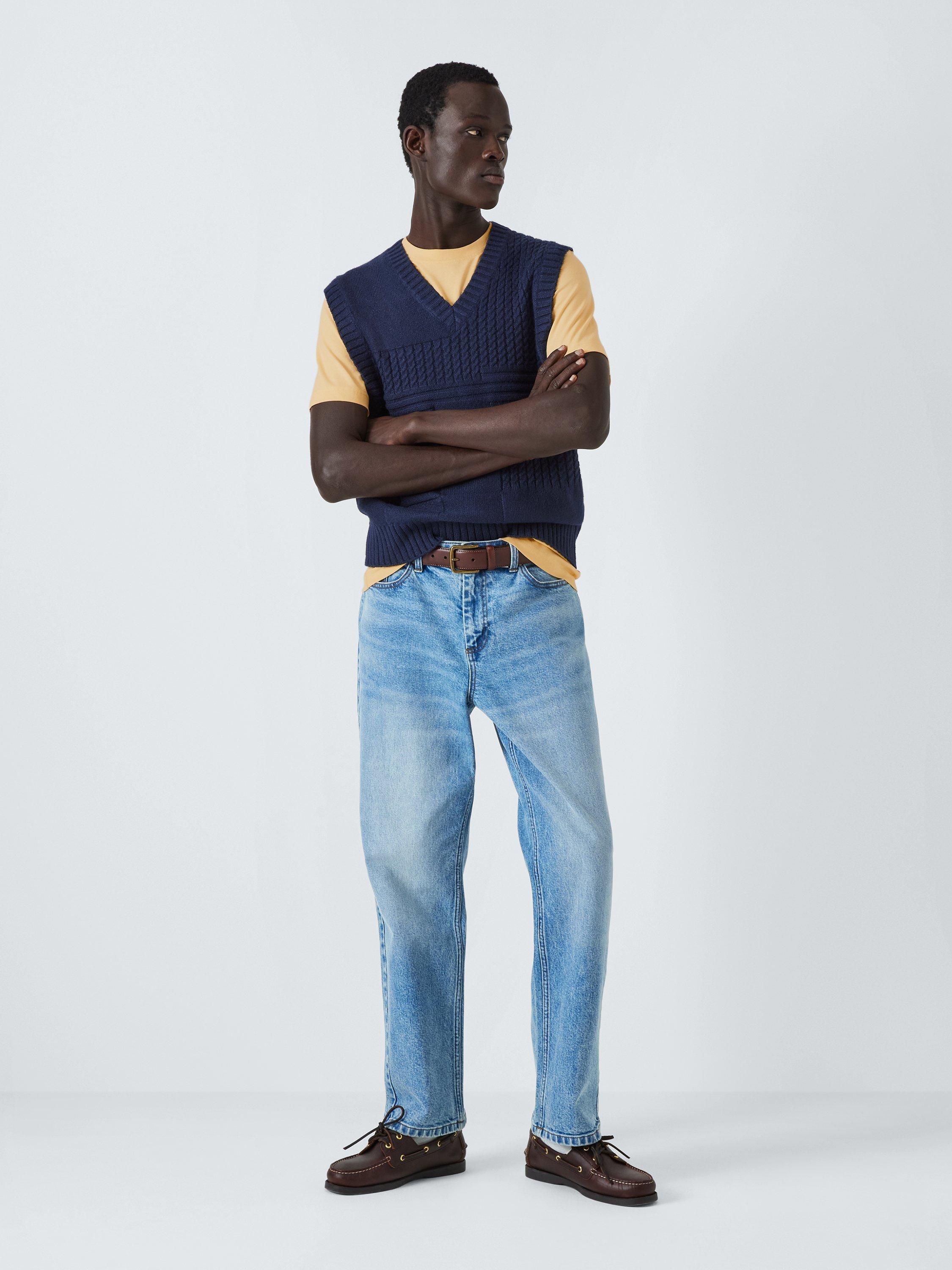 Product image 3 of 6, which shows John Lewis ANYDAY Short Sleeve Crew Neck Cotton T-Shirt, Parsnip, S