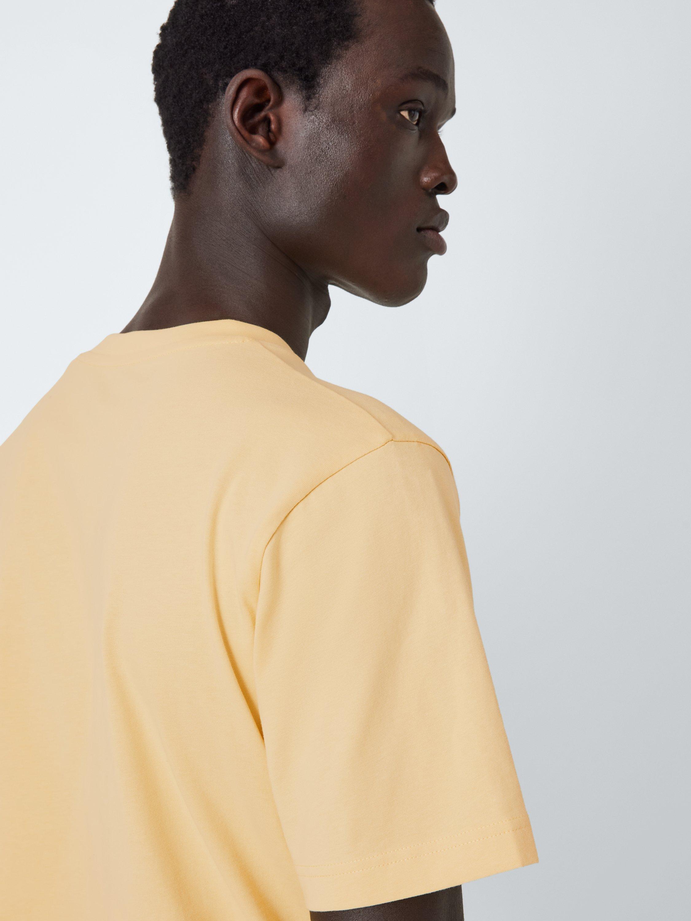 Product image 6 of 6, which shows John Lewis ANYDAY Short Sleeve Crew Neck Cotton T-Shirt, Parsnip, S