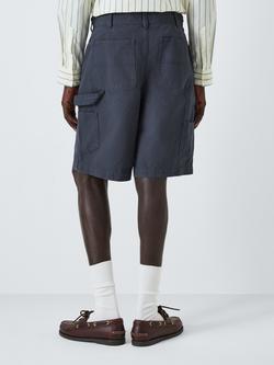 John Lewis ANYDAY Canvas Carpenter Shorts - view 2, India Ink
