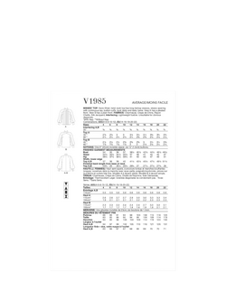 Vogue Misses' Twist Neck Top Sewing Pattern, V1985 - view 2, White