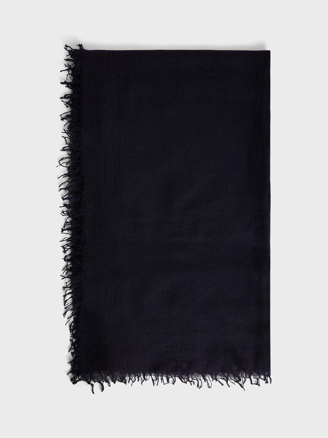 Gerard Darel Perrina Pure Cashmere Scarf, Navy