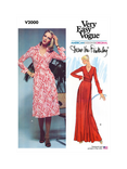 Vogue Misses' Vintage Wrap Front Dress Sewing Pattern, V2000