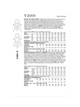 Vogue Misses' Vintage Wrap Front Dress Sewing Pattern, V2000