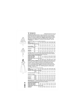 Vogue Misses' Vintage Dress and Petticoat Sewing Pattern, V2003 - view 2, White