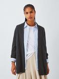 John Lewis Cashmere Edge to Edge Rib Cardigan