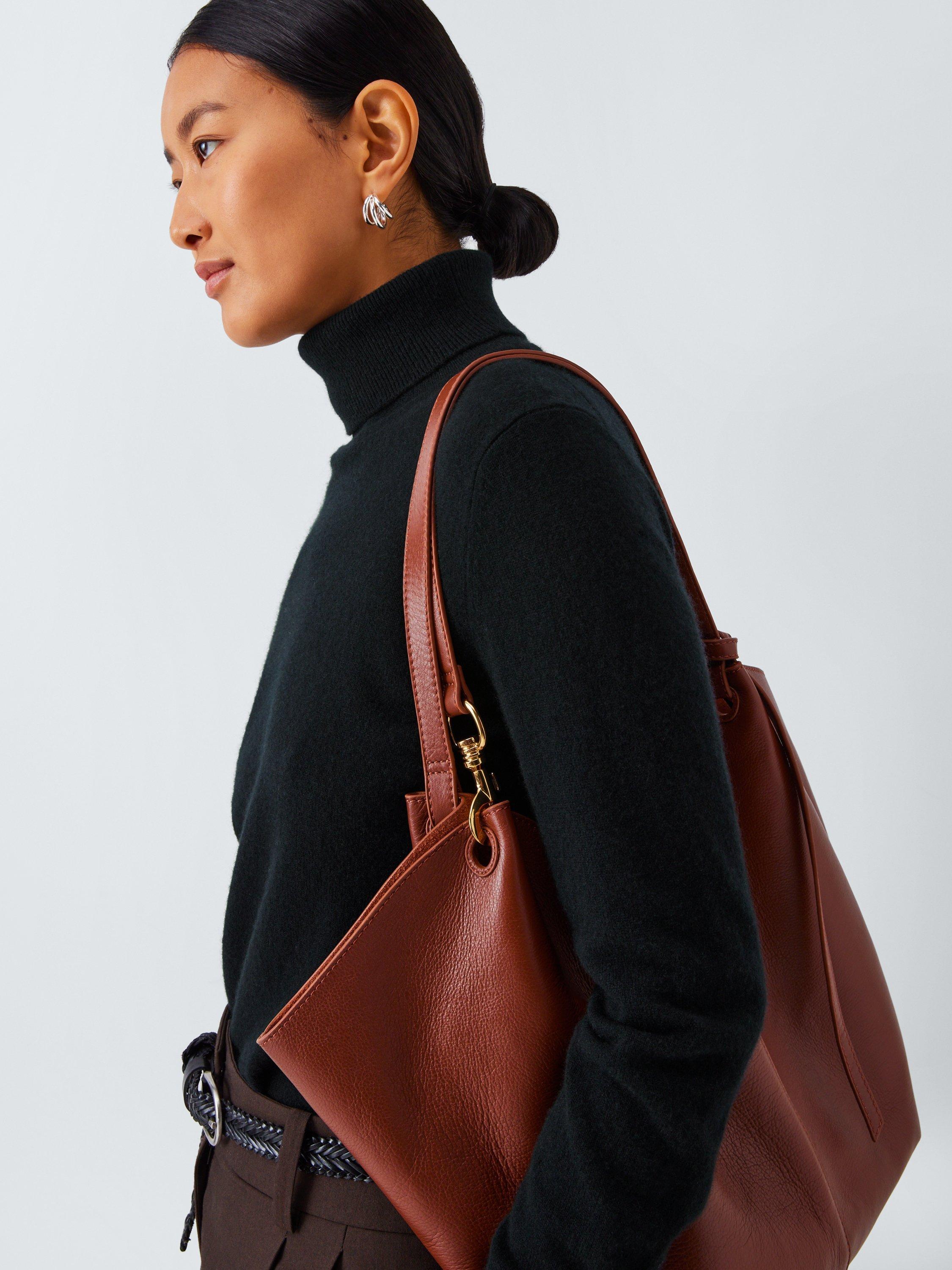 Product image 7 of 7, which shows John Lewis Roll Neck Cashmere Jumper, Black, 8