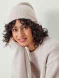 HUSH Cashmere Beanie Hat, Natural Oatmeal
