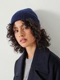 HUSH Cashmere Beanie Hat, Navy