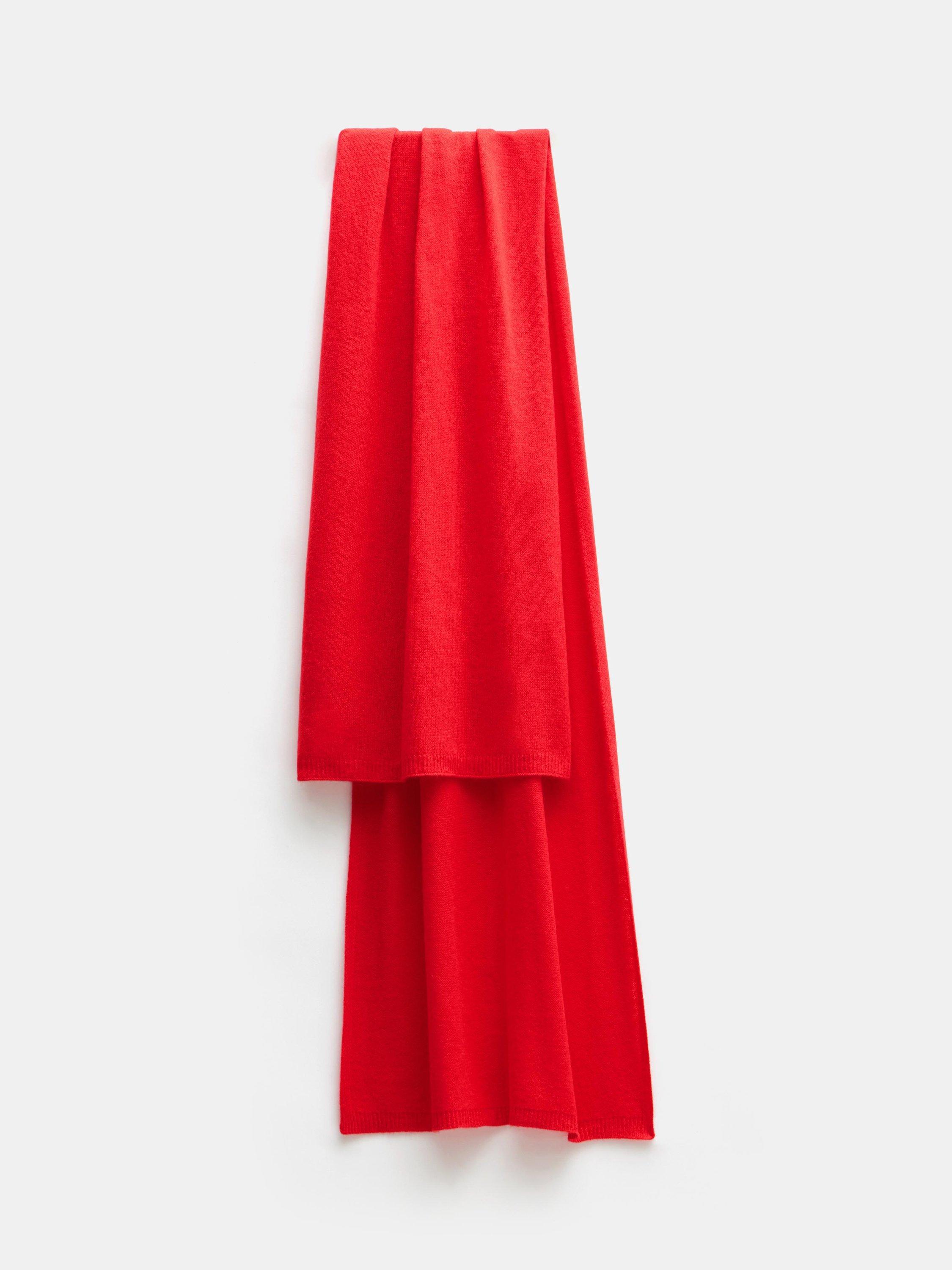 Product image 5 of 5, which shows HUSH Cashmere Scarf, Red, One Size