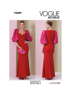 Vogue Misses' Sweetheart Neckline Dress Sewing Pattern, V2009, White