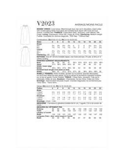 Vogue Misses' Stand Collar Dress Sewing Pattern, V2023 - view 2, White