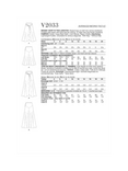 Vogue Misses' Draped Bias Cut Skirt Skirt Sewing Pattern, V2033