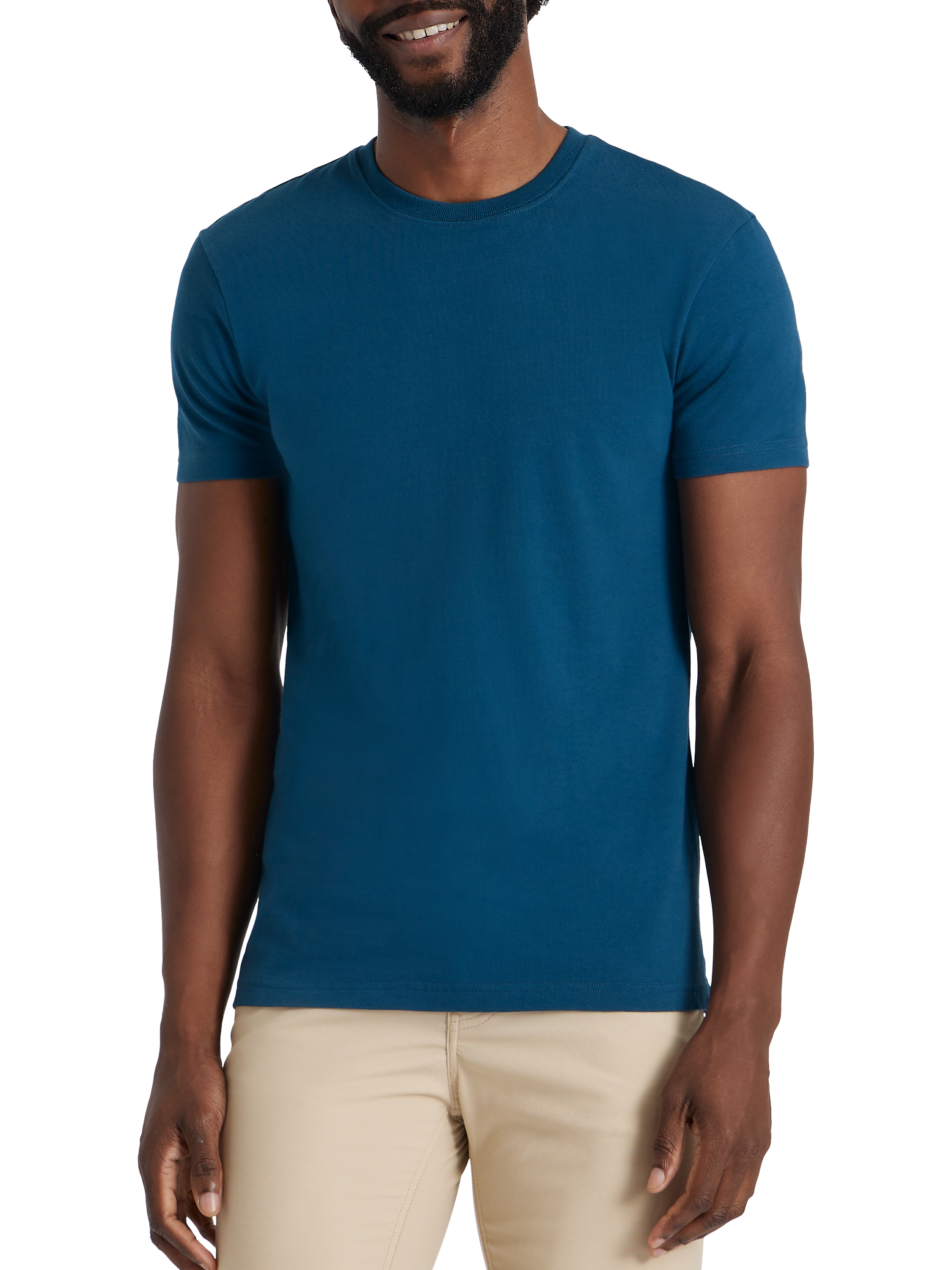 Product image 2 of 6, which shows SPOKE Heavyweight Cotton Slim Fit T-Shirt, Legion Blue, S Sht
