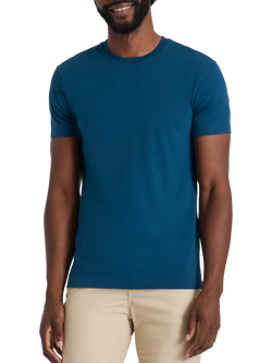 SPOKE Heavyweight Cotton Slim Fit T-Shirt - view 2, Legion Blue