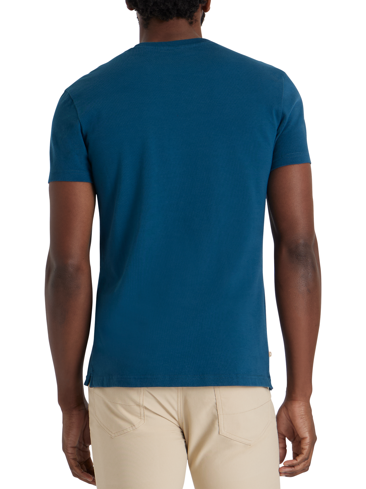 Product image 3 of 6, which shows SPOKE Heavyweight Cotton Slim Fit T-Shirt, Legion Blue, S Sht