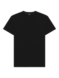 SPOKE Heavyweight Cotton Straight Fit T-Shirt, Black